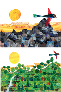 Card Set-Mountain That Loved a Bird (6 cards, 2 designs)