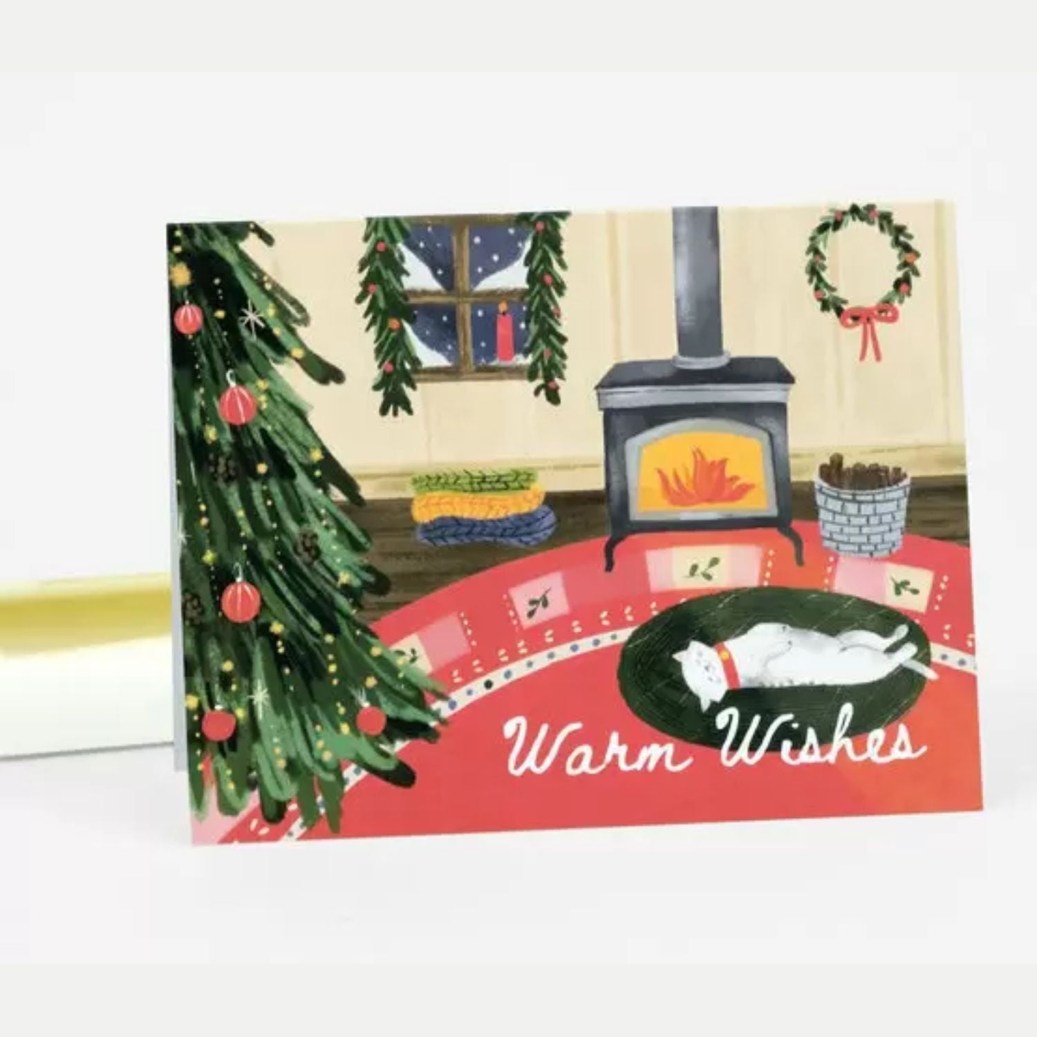 Card-Warm Wishes Cat