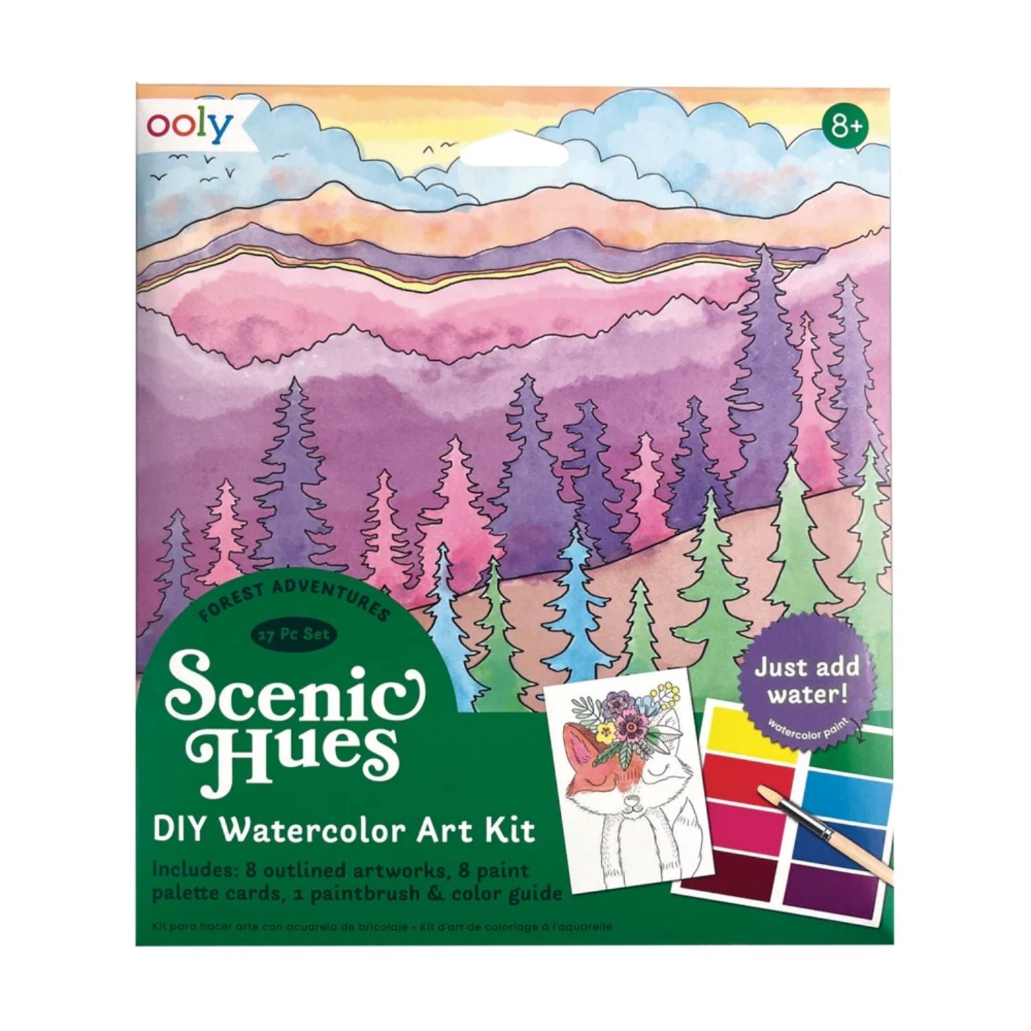 Forest Adventure DIY Watercolor Art Kit