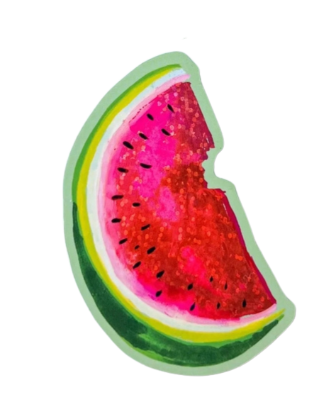 Watermelon Glitter Sticker