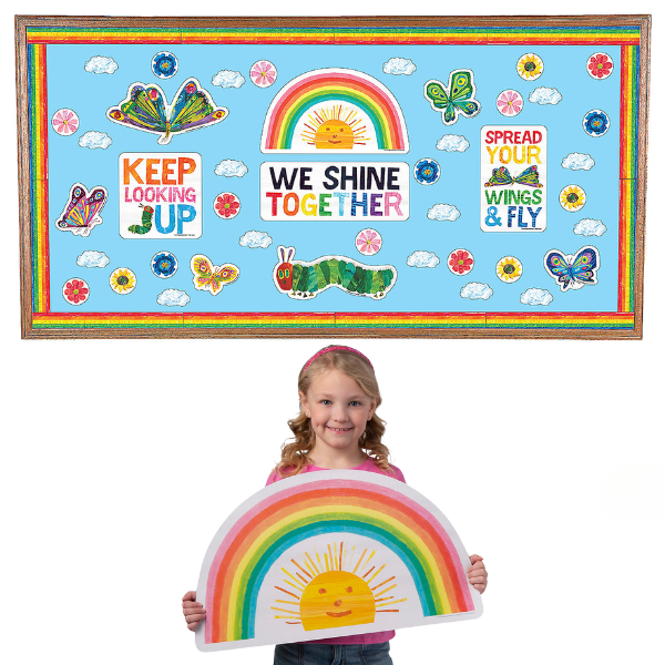 Bulletin Set-World of Eric Carle Rainbow