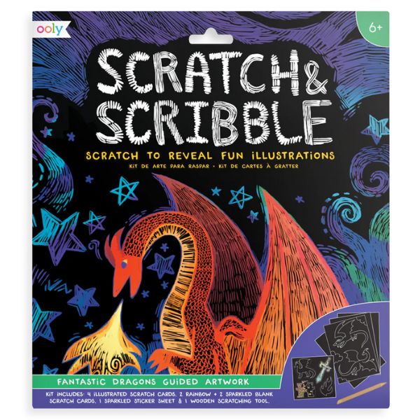 Scratch & Scribble - Fantastic Dragons