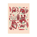 Postcard-Woodland Animals