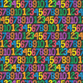 Fabric-Zoo Numbers Black