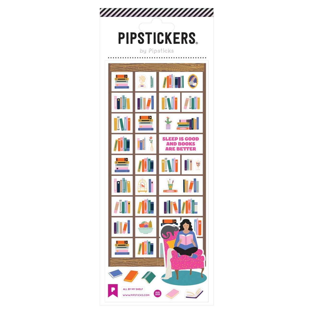 Sticker-All By My Shelf