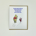 Card-Any Day With You Winnie the Pooh