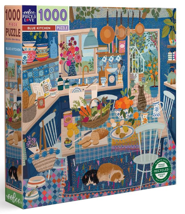 Puzzle-Blue Kitchen 1000 pc