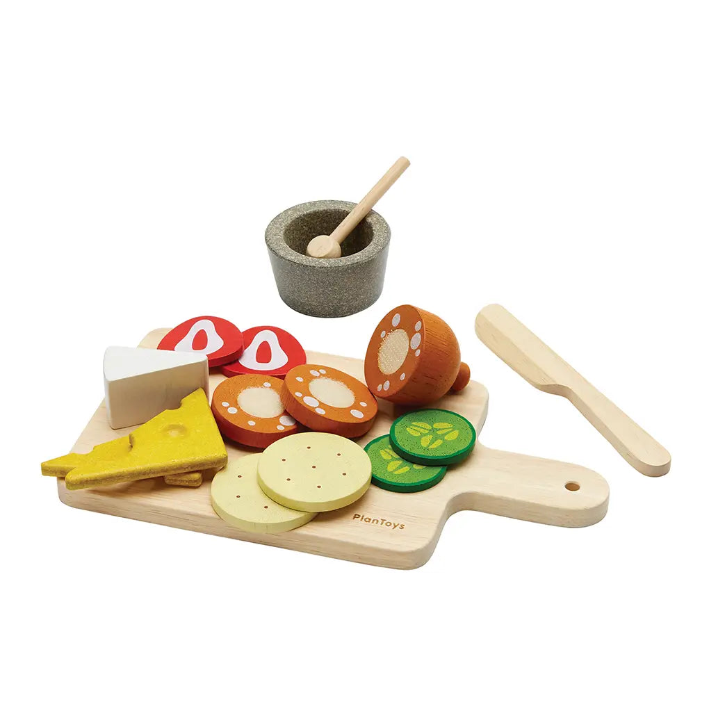 Cheese & Charcuterie Board Wooden Toy