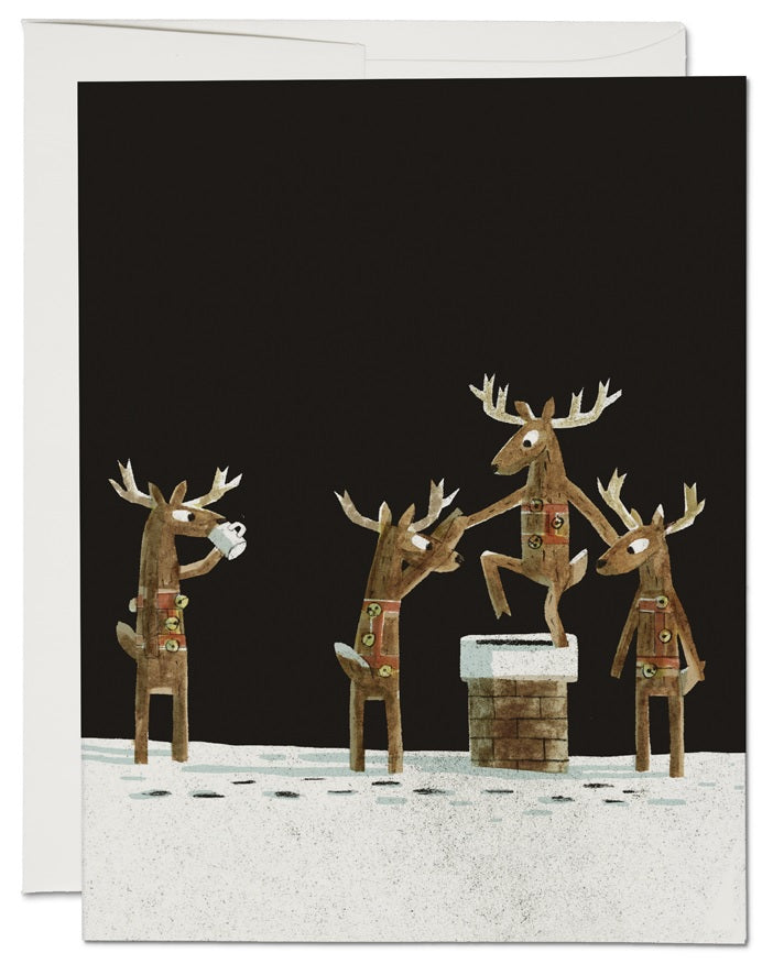 Card-Down the Chimney
