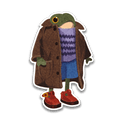 Well Dressed Frog Sticker