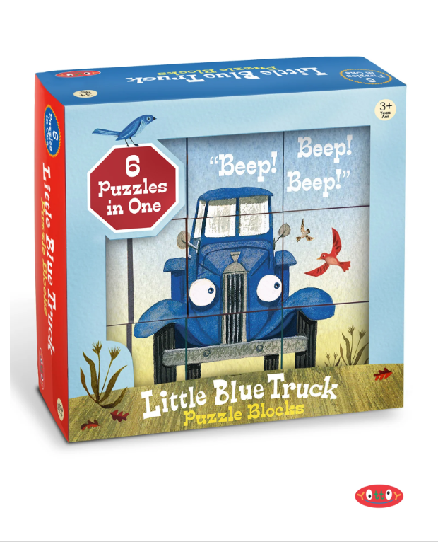 Little Blue Truck Block Puzzle