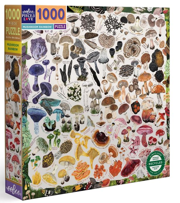 Puzzle-Mushroom Rainbow 1000 pc