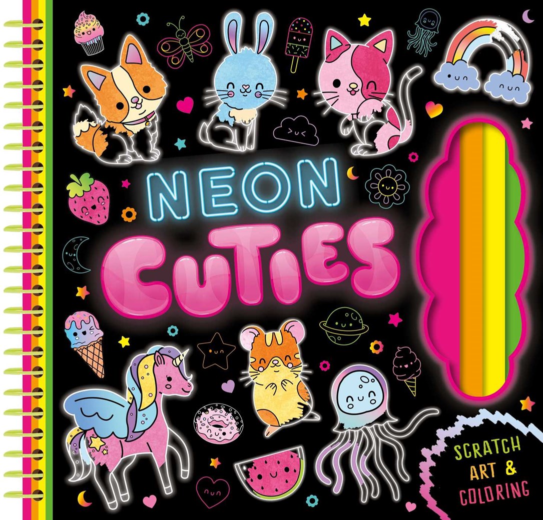 Neon Cuties Scratch Art (Sale)