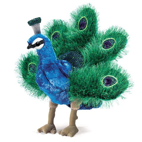 Peacock Puppet Small