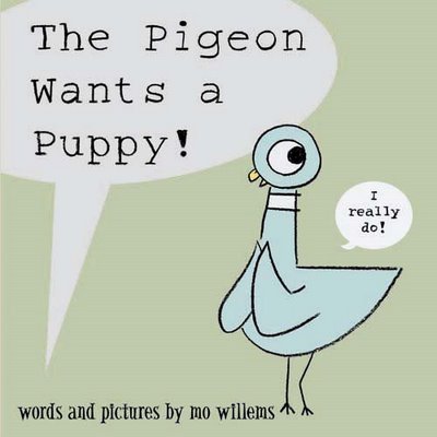 Pigeon Wants a Puppy-AUTOGRAPHED