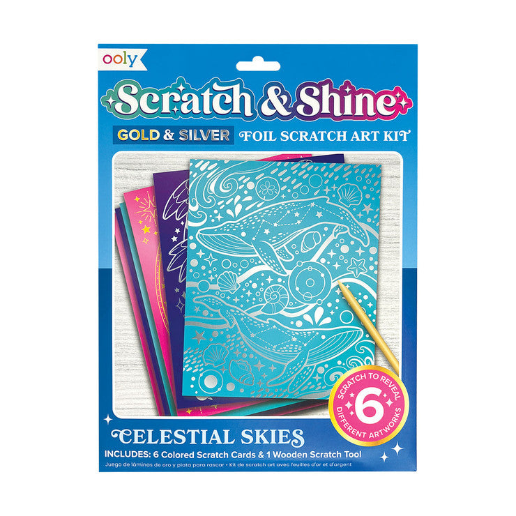 Scratch & Shine: Celestial Skies