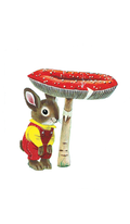 Toadstool Bunny Tattoo Pair