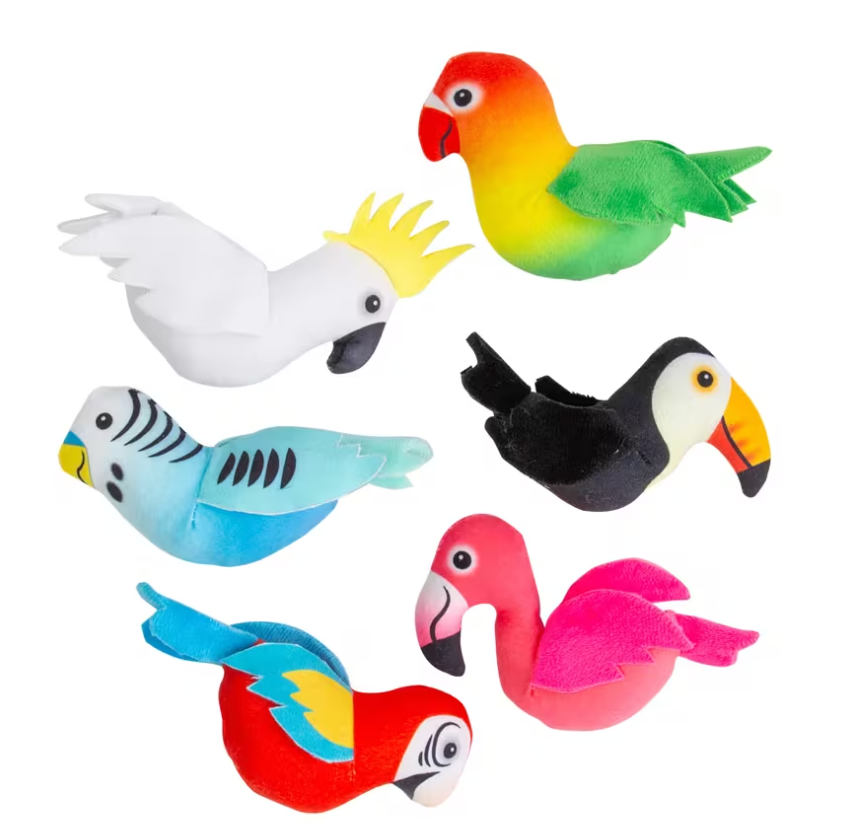 Tropical Bird Assorted Mini Plush